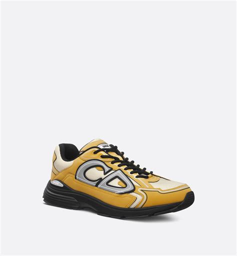 sole dior yellow|B30 Sneaker Yellow Mesh and White Technical Fabric .